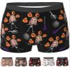 Custom Boxers for Men Boyfriend Husband Father, Personalized Face Underwear with Picture Customized Funny Boxers for Men Birthday Father's Day Valentine's Day Gifts for Him,Small view 1