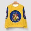 Barbados Flag Men's Crewneck Sweatshirt Long Sleeve Pullover Sweater Casual Outwear Tops S view 3