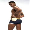 JOCKMAIL Mens Padded Boxer Brief Underwear with Hip Pad Enhancing Buttcocks Boxer Shorts (XXL, 410-Dark Blue) view 4