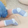 ZAPLES Baby Boys Non Slip Grip Crew Socks with Anti Skid Soles for Infants Toddlers Kids, Blue Stripes 12 Pairs, 12-36 Months view 3