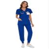 COZYFIT Scrubs for Women Set - Stretch V-Neck Scrub Top & Jogger Pant with 8 Pockets, Yoga Waistband, Anti Wrinkle, Slim Fit Women Scrubs view 1
