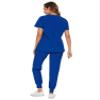 COZYFIT Scrubs for Women Set - Stretch V-Neck Scrub Top & Jogger Pant with 8 Pockets, Yoga Waistband, Anti Wrinkle, Slim Fit Women Scrubs view 2