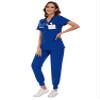 COZYFIT Scrubs for Women Set - Stretch V-Neck Scrub Top & Jogger Pant with 8 Pockets, Yoga Waistband, Anti Wrinkle, Slim Fit Women Scrubs view 3