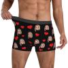 Custom Boxers for Men Boyfriend Husband Father, Personalized Face Underwear with Picture Customized Funny Boxers for Men Birthday Father's Day Valentine's Day Gifts for Him,Medium view 2