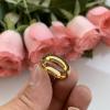 6 mm Gold Tungsten Steel Wedding Band Men Women Engagement Ring Domed Polished Comfort Fit Tungsten Engraved 13 view 2