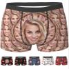 Custom Boxers for Men Boyfriend Husband Father, Personalized Face Underwear with Picture Customized Funny Boxers for Men Birthday Father's Day Valentine's Day Gifts for Him,Medium view 1