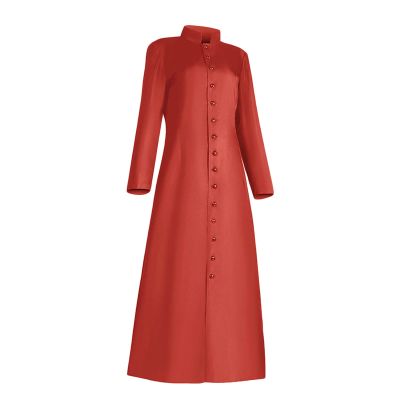 Women's Clergy Robes Costume Minister Church Robe Priest Cassock Pastor Minister Coat 2023 Halloween Cosplay Cloaks Plus Size Victorian Dress Halloween Customs for Women Renaissance Dress