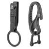 TISUR Belt Key Clip+Titanium Carabiner Key Holder view 1