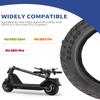 SYACHI 9.5 x 2.5 9.5-inch Rubber Explosion-proof Tubeless Tire + Straight Nozzle Replace for NIU Kick Scooter KQi3 Sport/Pro/Max Electric Scooter Tire Parts (1) view 2
