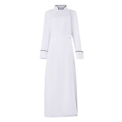 Women's Clergy Robes Costume Minister Church Robe Priest Cassock Pastor Minister Coat 2023 Halloween Cosplay Cloaks Halloween Costumes for Teen Girls Gothic Halloween Costumes for Women