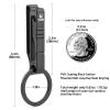 TISUR Belt Key Clip+Titanium Round Carabiner Clip view 2