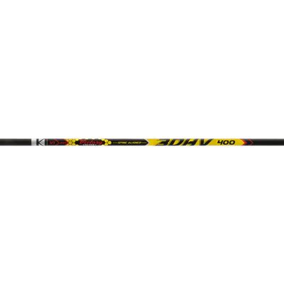 Victory Archery 3DHV 0.204" Small Diameter Target Arrow (Spine: 300, 12 Pack Bare Shafts, Straightness 0.001 - Elite - Yellow)