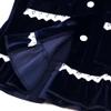 Kids Tales Child Velvet Pajama Sets Christmas Button Down Long Sleeve Shirt + Long Pants Boys Girls Solid Loungewear 2PCS view 3