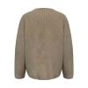 Akivide Women Fall Oversized Crewneck Sweaters Winter Fashion Lightweight Loose Stand Collar Knit Pullover Sweaters Outfits Plus Size view 4