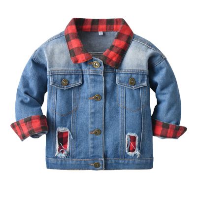 Toddler Kid Baby Boys Girls Denim Jacket Long Sleeve Button Down Jeans Coat Cowboy Overcoat Basic (Blue #2, 3-4 Years)