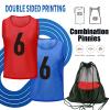 Antoyo Soccer Pinnies With Numbers - Youth Scrimmage Team Practice Vests Jerseys for Basketball, Soccer, Football - Bibs for Youth and Adult view 2