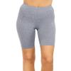 Sugar Sunday Cotton Slip Shorts for Women Under Dress Anti Chafing Boy Shorts Panties Boxer Briefs Long Underwear Bike Short Heather Grey Small view 2