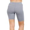 Sugar Sunday Cotton Slip Shorts for Women Under Dress Anti Chafing Boy Shorts Panties Boxer Briefs Long Underwear Bike Short Heather Grey Small view 3