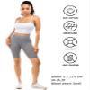 Sugar Sunday Cotton Slip Shorts for Women Under Dress Anti Chafing Boy Shorts Panties Boxer Briefs Long Underwear Bike Short Heather Grey Small view 4