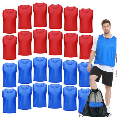 Antoyo Soccer Pinnies Youth with Numbers Scrimmage Team Pinnies Practice Vests for Basketball Soccer Football Bibs