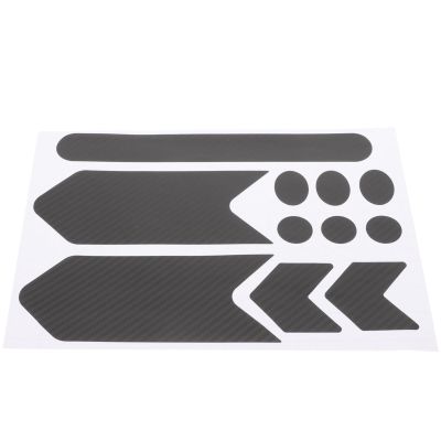 Sosoport 1set Invisible Bike Frame Protection Tape of Nonskid Stickers Durable Texture Easy Installation Compatible Mountain Folding Bikes Essential Cycling Frame Guards