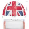 CTOITLKF Swimming Hat, Vintage Union Jack British Flag Swimming Cap, Bathing Caps for Long Short Hair view 2