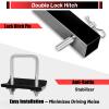FORWODE 2" Hitch Mount Bike Rack Fits 2 X 80 lbs Bicycle, Platform Bike Rack for Car SUV Truck Standard, Foldable Wobble Free, Locking Hitch,Fat and Standard (A- Early Edition) view 3