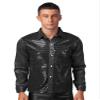 dPois Men Long Sleeve Shiny Sequin Shirts Latin Jazz Dancewear Stage Performance Costume Fancy Shirt Top Black Medium view 1
