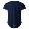 Athlemon Mens Long Shirts for Men Extra Long T Shirts Mens t-Shirts Longline Hipster Reflective Line Scallop Tees view 2