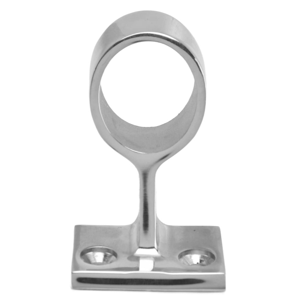 Stainless Steel 60 Degree Handrail Base - Marine Grade 316 Boat Railing Hardware for Cabin Dashboards Side Stern Handrails (Diameter 22mm7/8")