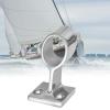 Stainless Steel 60 Degree Handrail Base - Marine Grade 316 Boat Railing Hardware for Cabin Dashboards Side Stern Handrails (Diameter 22mm7/8") view 4