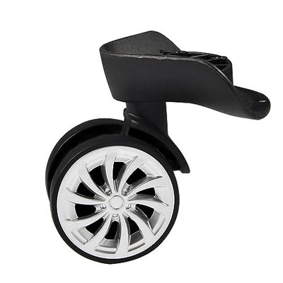 Akozon Luggage Suitcase Replacement Wheels, Plastic Luggage Travel Suitcase Wheels Swivel Wheel Replacement Luggage Wheels Replacement