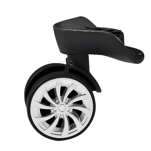 Akozon Luggage Suitcase Replacement Wheels, Plastic Luggage Travel Suitcase Wheels Swivel Wheel Replacement Luggage Wheels Replacement