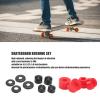 Skateboard Truck Bushings Set, PU Damping 90a Skateboard Replacement Bushings Skateboards Shock Kit Longboard Pivot Cups for 4 Wheel Skateboard(Red) view 3