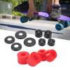 Skateboard Truck Bushings Set, PU Damping 90a Skateboard Replacement Bushings Skateboards Shock Kit Longboard Pivot Cups for 4 Wheel Skateboard(Red) view 4