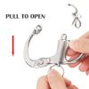 Snap Shackle Boat Quick Release Clip Stainless Steel 316 Snap Shackle 2PCS Mini Carabiner-69mm view 3