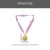 BESPORTBLE 5pcs Race Medals Lanyard for Sports Events School Competitions and Awards Medals for Celebrating Achievement and Excellence view 3