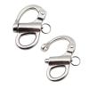 Quick Release Clip Stainless Steel 316 Snap Shackle 2PCS Sailboat Rigging Shackle Swivel Eye Mini Carabiner-52mm view 1