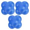 M METERXITY 3 Pack Bounce Reaction Ball - Coordination Training Ball, Wear-Resistant, Apply to Tennis/Softball/Badminton Training (57 x 57mm, Blue) view 1