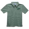 Vive La Fete University of North Texas Polo Shirts for Boys 100% Polyester - Embroidered Stripes Short Sleeve Polo Boys Shirt Green Stripes Short Sleeve Polo Boys Shirt view 1