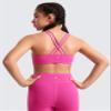 CRZ YOGA Girls Butterluxe Cross Back Sports Bra Hibiscus Purple X-Large view 2