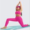 CRZ YOGA Girls Butterluxe Cross Back Sports Bra Hibiscus Purple X-Large view 4
