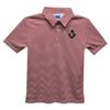 Vive La Fete Austin Peay State University Polo Shirts for Boys 100% Polyester - Embroidered Stripes Short Sleeve Polo Boys Shirt Red Stripes Short Sleeve Polo Boys Shirt view 1