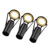 M METERXITY 3 Pack Fishing Rod Tips Repair Kit - Stainless Steel Ring Guide Replacement, Corrosion-Resistant, Apply to Fishing Rod (10mm Tube Dia, Black) view 1