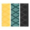 M METERXITY 3 Pack Table Tennis Racket Grip Tape - Paddle Grip, Soft Rubber, Apply to Ping Pong Gripping Handle (100 x 48mm, Black Green Yellow) view 1