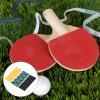 M METERXITY 3 Pack Table Tennis Racket Grip Tape - Paddle Grip, Soft Rubber, Apply to Ping Pong Gripping Handle (100 x 48mm, Black Green Yellow) view 2