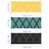 M METERXITY 3 Pack Table Tennis Racket Grip Tape - Paddle Grip, Soft Rubber, Apply to Ping Pong Gripping Handle (100 x 48mm, Black Green Yellow) view 3
