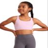 CRZ YOGA Girls Butterluxe Cross Back Sports Bra Pink Peony X-Large view 1