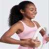 CRZ YOGA Girls Butterluxe Cross Back Sports Bra Pink Peony X-Large view 4