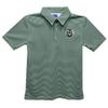 Vive La Fete Colorado State University Polo Shirts for Boys 100% Polyester - Embroidered Stripes Short Sleeve Polo Boys Shirt Green Stripes Short Sleeve Polo Boys Shirt view 1